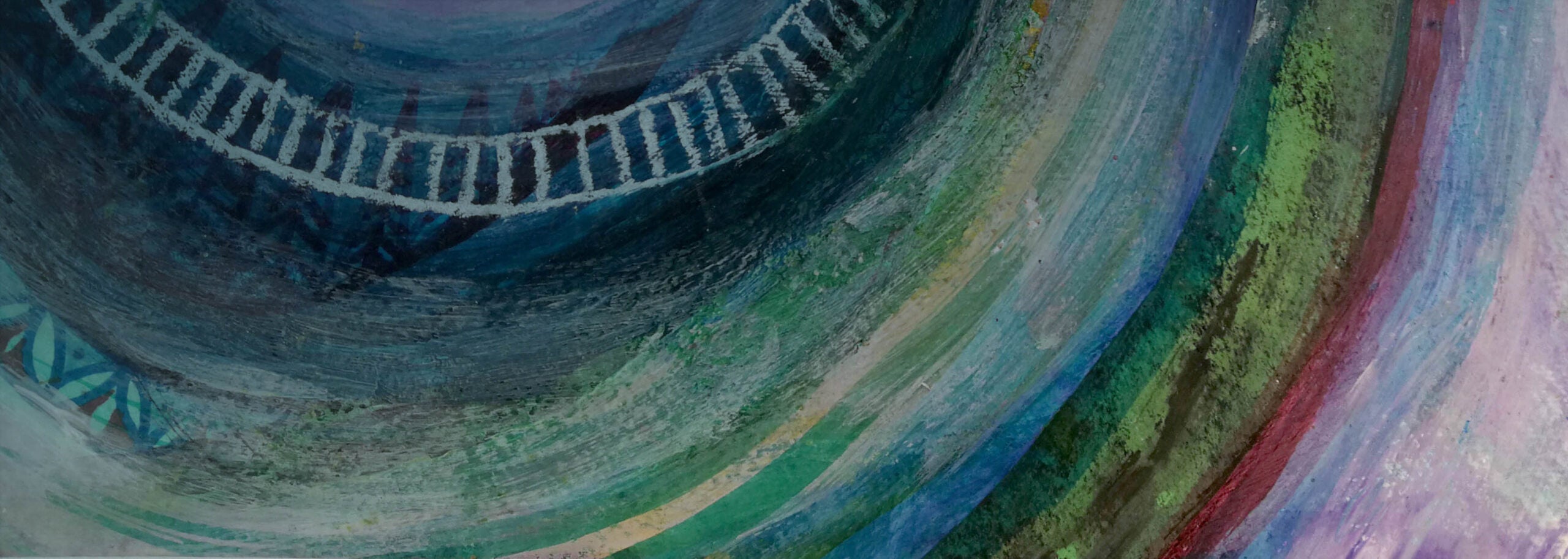 abstract swirl of colours