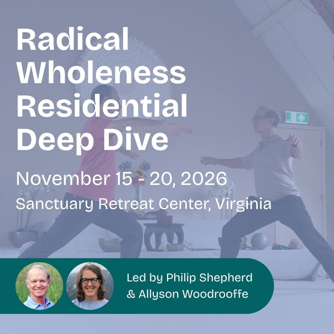 Radical Wholeness Residential Deep Dive, Faber, VA (2026) - The Embodied Present Process