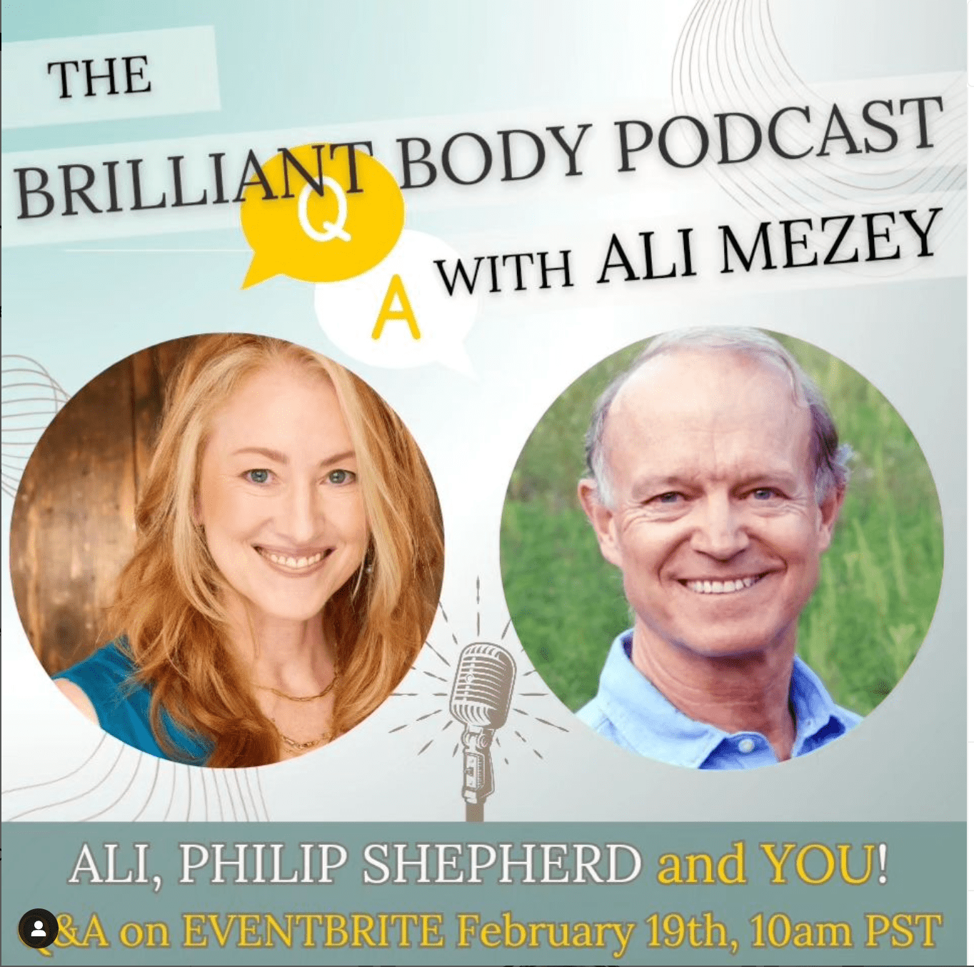 Q&A on the Brilliant Body Podcast - The Embodied Present Process